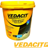 Primer para Manta Asfáltica Base de Água, Preto, 3.6 L, Vedacit