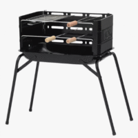 mor montana 64x54cm churrasqueira preto de aço