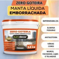 Manta Liquida Emborrachada Premium 3,6kg Lajes E Telhados