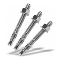 Kit 10 Chumbadores Aço Pba 3/8x2.1/4 C/presilha Parabolt