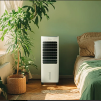 Climatizador de Ar Frio Branco e Cinza 5l Midea